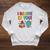 I Believe In You Educational Art With Books And Globe Raglan Sleeve Sweatshirt Heather Mustard