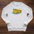 BOING Pop Art Comic Book Speech Bubbles Street Graffiti Art Raglan Sleeve Sweatshirt Heather Mustard