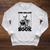 Bone-Chilling Book Book Lover Bookworm Skeleton Book Raglan Sleeve Sweatshirt Heather Mustard