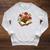 Book With Blooming Flowers Reading Nature Garden Raglan Sleeve Sweatshirt Heather Mustard