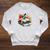 Book Flowers And Butterfly Beautiful Reading Reader Raglan Sleeve Sweatshirt Heather Mustard