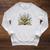 Book Flowers Reading Book Lover Raglan Sleeve Sweatshirt Heather Mustard