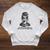 Book Lover Bent Over a Book Raglan Sleeve Sweatshirt Heather Mustard