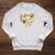 Book Lover Heart Reading Stack Bookworm Raglan Sleeve Sweatshirt Heather Mustard