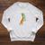 Book Reading Giraffe I Love My Library Raglan Sleeve Sweatshirt Heather Mustard