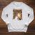 Bookish Ghost Haunted Library Cat Bookworm Book Lover Raglan Sleeve Sweatshirt Heather Mustard