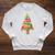 Books Christmas Tree Xmas Librarian Book Lovers Pajama Raglan Sleeve Sweatshirt Heather Mustard