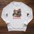 Booktrovert Skull Books Tea Flower Gothic Bookworm Bookish Raglan Sleeve Sweatshirt Heather Mustard