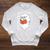 Booooks Cute Ghost Reading Books Halloween For Teacher &Kids Raglan Sleeve Sweatshirt Heather Mustard