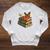 Butterflies And Books Cute Butterfly Raglan Sleeve Sweatshirt Heather Mustard