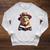Capybara Bookworm Rodent Reading a Book Raglan Sleeve Sweatshirt Heather Mustard