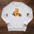 Capybara Reading Books Raglan Sleeve Sweatshirt Heather Mustard