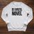 Be Careful Or I'Ll Put You In My Novel Book Author Raglan Sleeve Sweatshirt Heather Mustard
