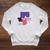 Cat Book Reading Raglan Sleeve Sweatshirt Heather Mustard