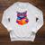 Cat Book Shirt Colorful Cat Reading Book Raglan Sleeve Sweatshirt Heather Mustard