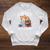 Coffee Cats And Books Cute Kitten Reading Raglan Sleeve Sweatshirt Heather Mustard