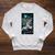 Cosmic Botanical Book Lover Reading Raglan Sleeve Sweatshirt Heather Mustard