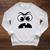 Creepy Face Carrot Halloween Book Character Costume Raglan Sleeve Sweatshirt Heather Mustard
