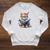 Cute Cat Wearing Glasses Reading a Book Raglan Sleeve Sweatshirt Heather Mustard