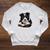 Cute Dog Border Collie Reading Book Raglan Sleeve Sweatshirt Heather Mustard