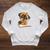 Cute Dog Reading Book Bandana Pup Reader Raglan Sleeve Sweatshirt Heather Mustard