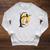 Cute Ghost Reading Halloween Book Lovers Librarians Teachers Raglan Sleeve Sweatshirt Heather Mustard