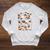 Cute Ghosts Reading Books Smart Book Lover Halloween Raglan Sleeve Sweatshirt Heather Mustard