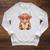 Cute Highland Cow Reading Book Raglan Sleeve Sweatshirt Heather Mustard