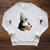 Cute Penguin Reading Book Faux-Crochet Print Raglan Sleeve Sweatshirt Heather Mustard