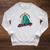 Dear Santa Books Only Christmas Book Tree Raglan Sleeve Sweatshirt Heather Mustard