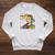 Dirty Hoes Garden Society Comic Book Style Women Raglan Sleeve Sweatshirt Heather Mustard
