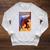 Disney Pixar The Incredibles Omnidroid Comic Book Cover Raglan Sleeve Sweatshirt Heather Mustard