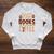 Dogs Books Coffee Lover Raglan Sleeve Sweatshirt Heather Mustard
