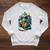 Dragon Reading Book Fantasy Reader Graphic Raglan Sleeve Sweatshirt Heather Mustard