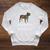 Easily Distracted By Bulldogs & Books Lover Pet Pup Raglan Sleeve Sweatshirt Heather Mustard