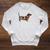Easily Distracted By Dogs & Books Raglan Sleeve Sweatshirt Heather Mustard