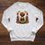 Educated Melanin Queen Afro Women Reading Book History Raglan Sleeve Sweatshirt Heather Mustard
