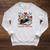 El Salvador Hispanic Heritage Month Book Cute Floral Cat Art Raglan Sleeve Sweatshirt Heather Mustard