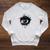 Evil Eye Comic Book Art Eyes Red Blue Grunge Aesthetic Raglan Sleeve Sweatshirt Heather Mustard