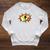 F-Bomb Retro Action Word Comic Book Cartoon Pop Art Raglan Sleeve Sweatshirt Heather Mustard
