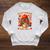 Fully Booked For Fall Books Coffee Leaves Pumpkins Tee Raglan Sleeve Sweatshirt Heather Mustard