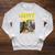 FUNNY Creepy Neighbor Comics Parody Horror Comic Book Raglan Sleeve Sweatshirt Heather Mustard