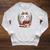 Goat Reading Book Graphic Goat With Book Floral Raglan Sleeve Sweatshirt Heather Mustard