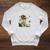 Good Girls Read Bad Books Vintage Skeleton Reader Raglan Sleeve Sweatshirt Heather Mustard
