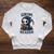 Grim Reader Dark Humor Read Book & Library Lovers Raglan Sleeve Sweatshirt Heather Mustard