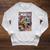 Halloween Horror Vintage Monster Comic Book Retro Raglan Sleeve Sweatshirt Heather Mustard