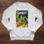 Halloween Horror Vintage Monster Comic Book Retro Scary Raglan Sleeve Sweatshirt Heather Mustard