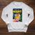 Halloween Horror Vintage Mummy Zombie Comic Book Retro Raglan Sleeve Sweatshirt Heather Mustard