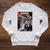 Halloween Horror Vintage Werewolf Vampire Comic Book Retro Raglan Sleeve Sweatshirt Heather Mustard