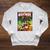 Halloween Monster Scary Vintage Horror Comic Book Raglan Sleeve Sweatshirt Heather Mustard